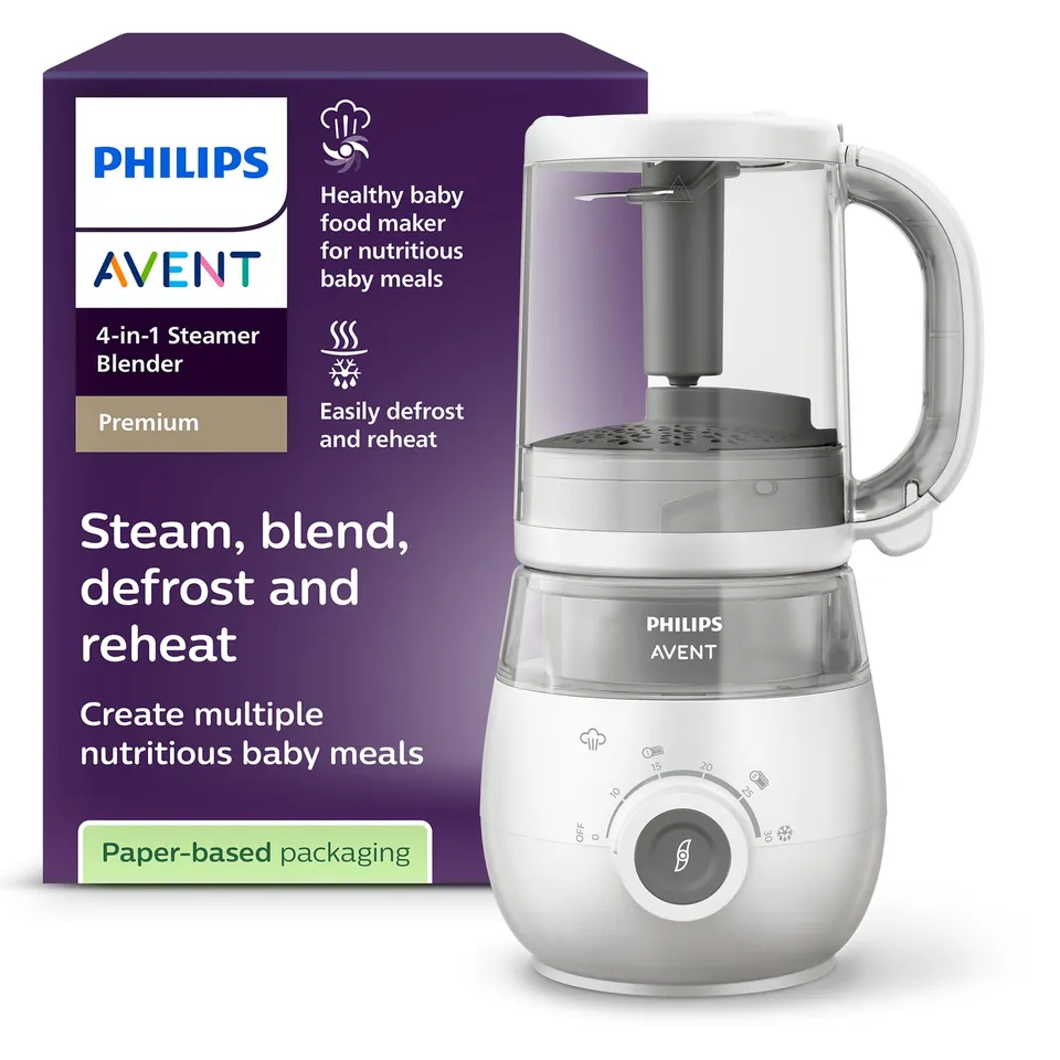 philips-avent-4-in-1-dampfgarer-mit-mixer-premium-scf883-01 image 1