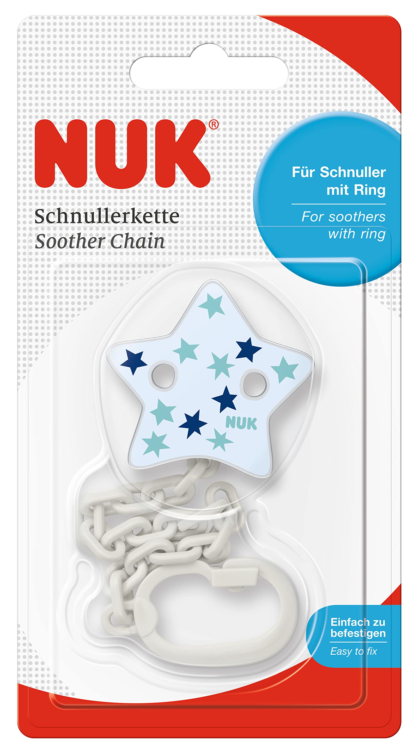 nuk-schnullerkette-mit-clip-f-r-schnuller-mit-ring-bruchsicher-blaue-sterne image 2