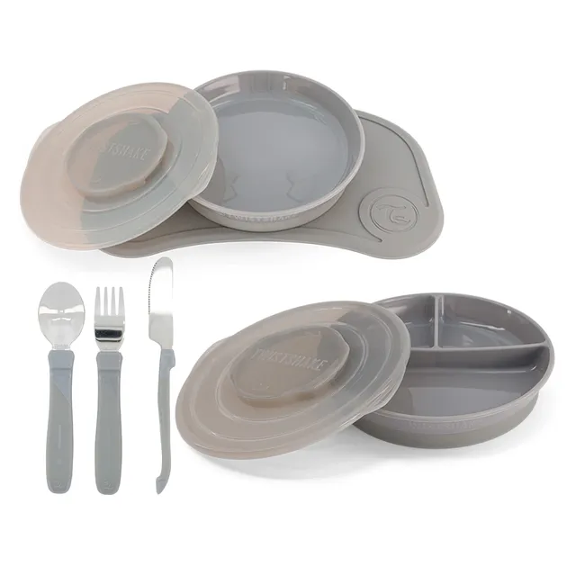 twistshake-babygeschirr-set-6-teilig-silikon-tischset-teller-geteilter-teller-3- image 1