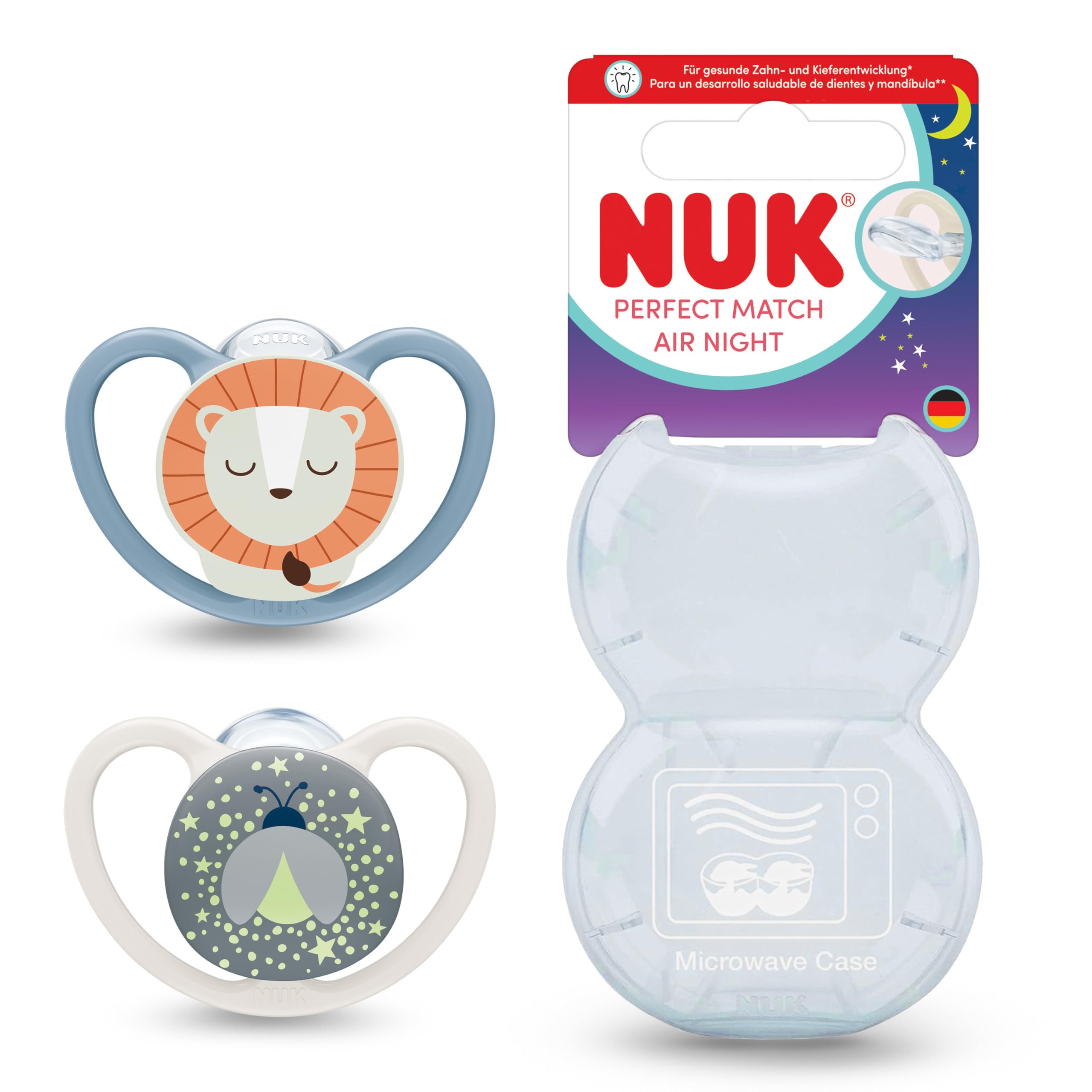 nuk-perfect-match-air-night-schnuller-6-18-monate-kieferorthop-disch-leuchtend-s image 5