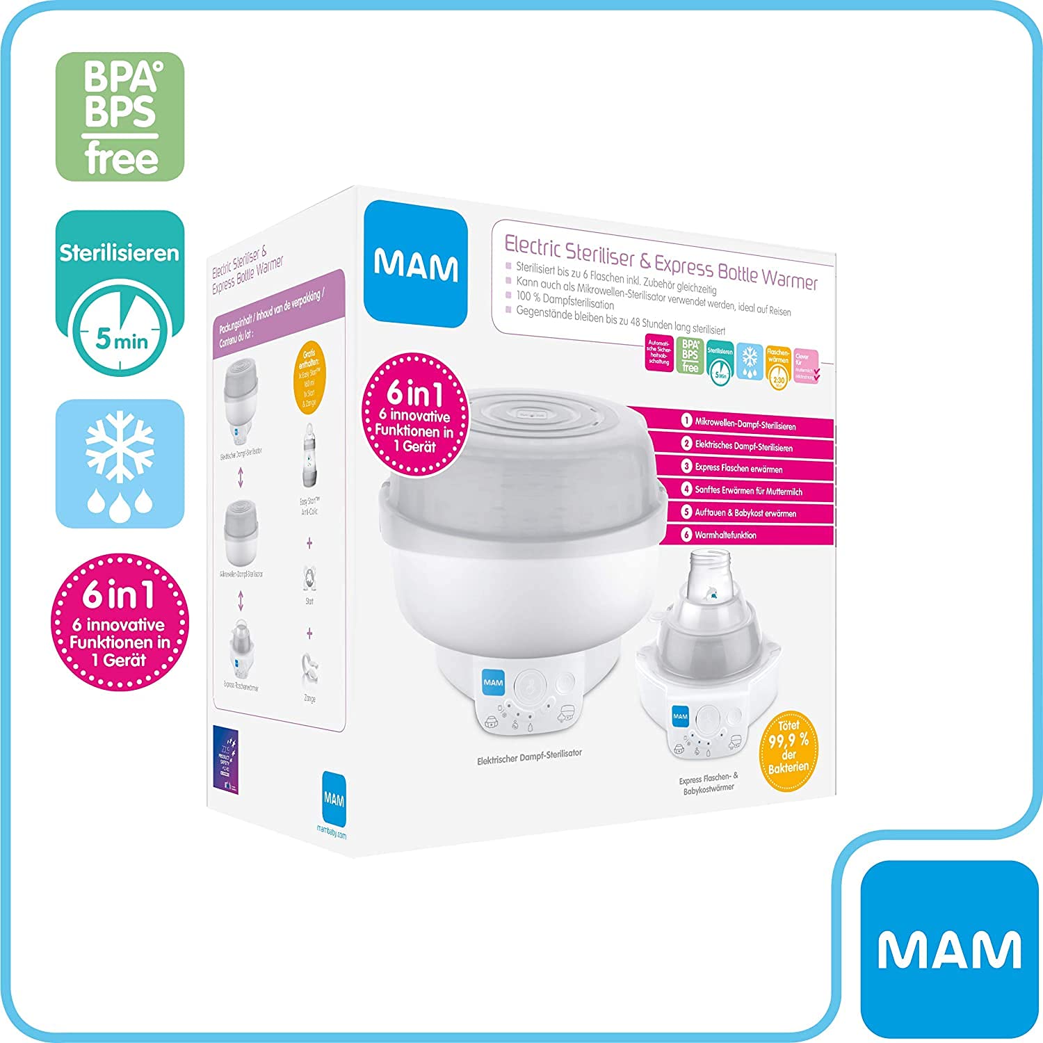 mam-6-in-1-sterilisator-express-babyflaschenw-rmer-kombi-set-mit-easy-start-anti image 3