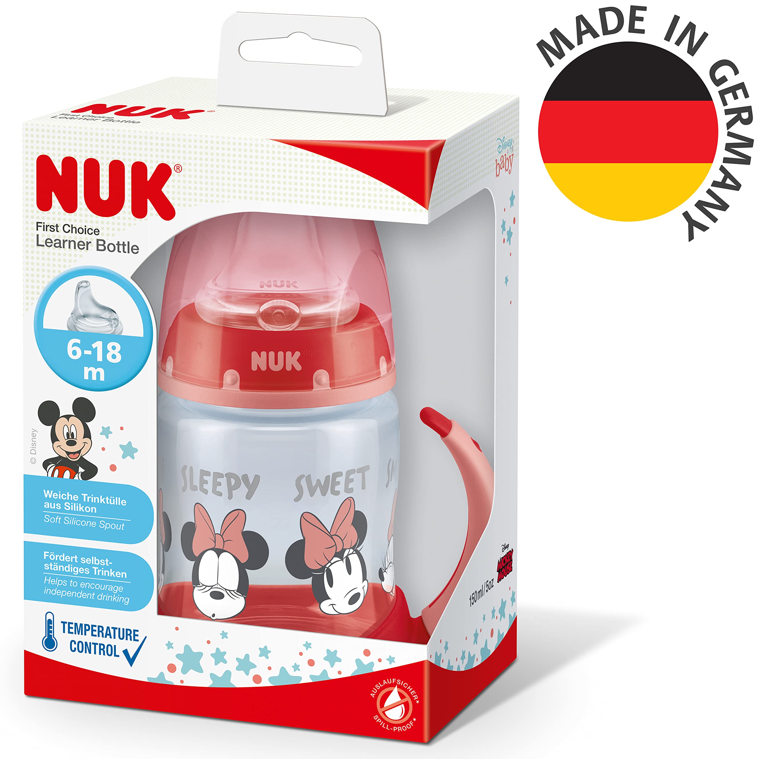 nuk-first-choice-trinklernflasche-6-18-monate-150-ml-disney-minnie-maus-rot image 7