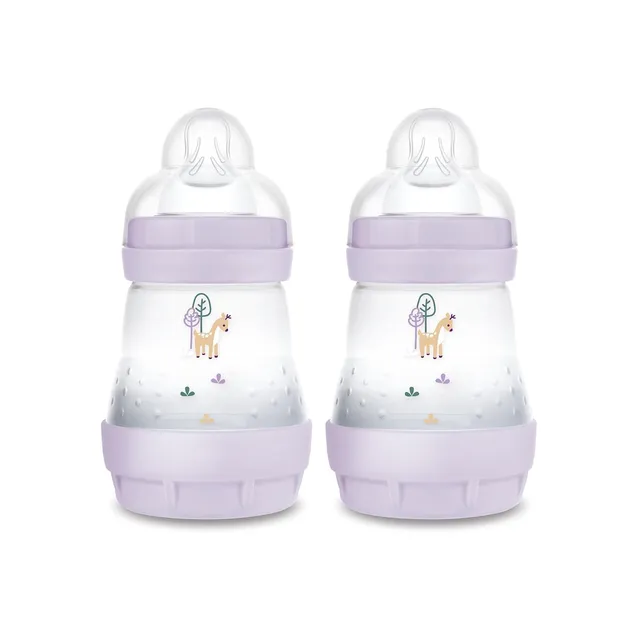 mam-easy-start-anti-colic-babyflasche-2er-set-160-ml-mit-bodenventil-und-sauger- image 1