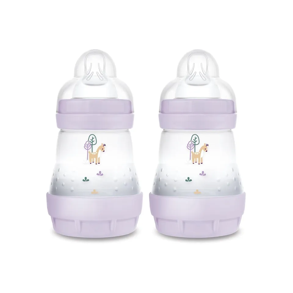 mam-easy-start-anti-colic-babyflasche-2er-set-160-ml-mit-bodenventil-und-sauger- image 1