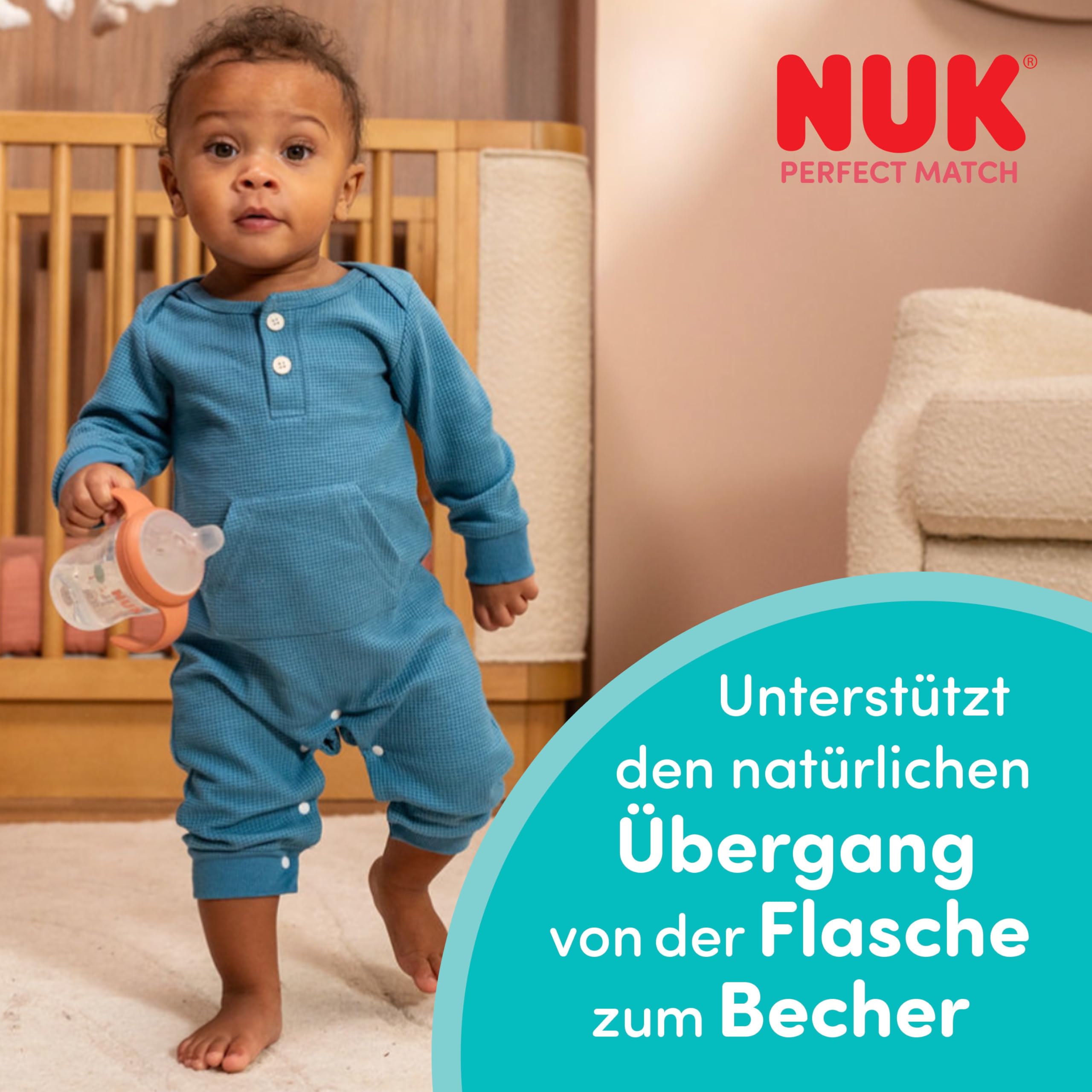 nuk-perfect-match-trinklernflasche-6-monate-150-ml-auslaufsicherer-trinklernbech image 2