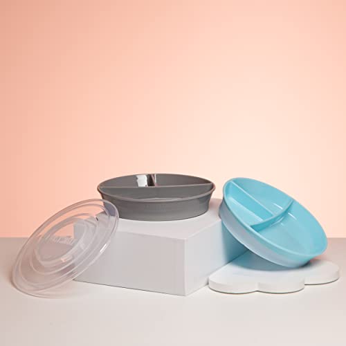 twistshake-2x-geteilter-babyteller-mit-luftdichtem-deckel-bpa-frei-grau-blau image 8