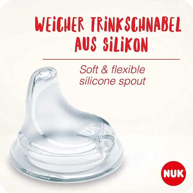 nuk-active-cup-edelstahl-trinkflasche-mit-gravur-215-ml-f-r-kinder-ab-12-monaten image 1