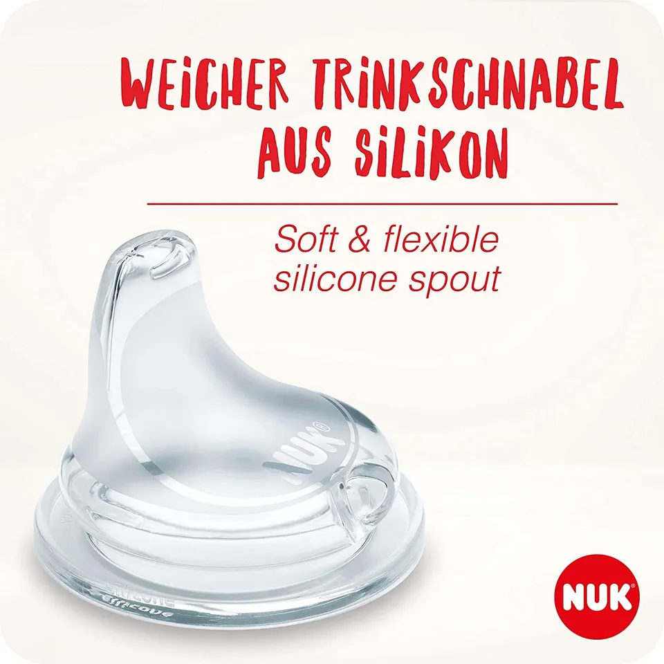 nuk-active-cup-edelstahl-trinkflasche-mit-gravur-215-ml-f-r-kinder-ab-12-monaten image 1