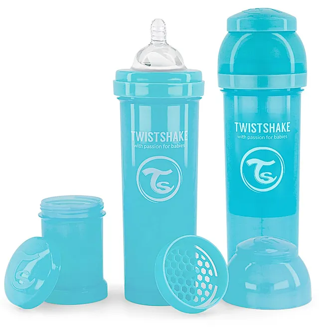 twistshake-anti-kolik-babyflasche-2er-pack-330-ml-mit-milchpulverbeh-lter-und-mi image 1