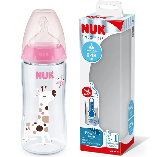 nuk-first-choice-babyflasche-300-ml-ab-6-18-monaten-temperature-control-flow-con image 1
