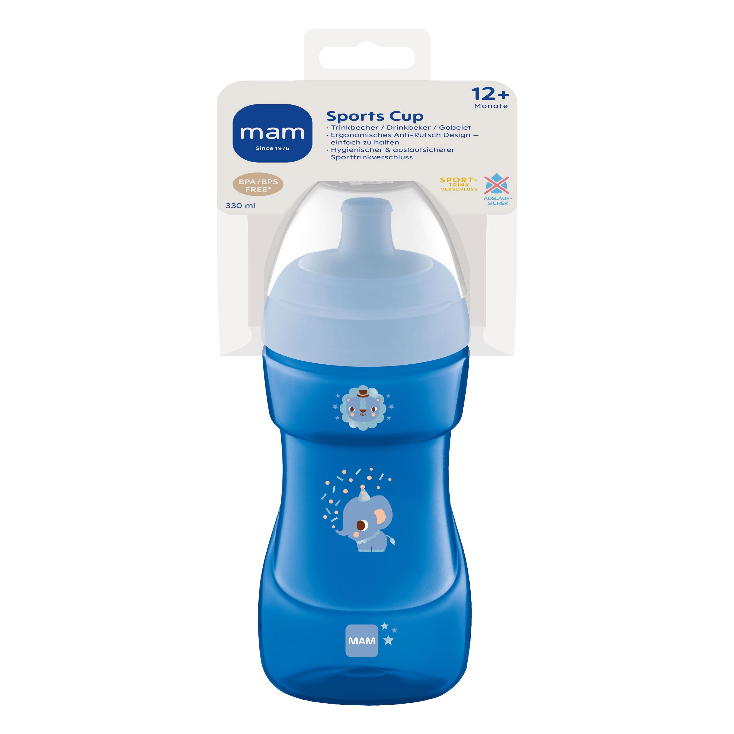 mam-sports-cup-trinkbecher-330-ml-elefant-auslaufsicher-mit-selbst-ffnendem-vent image 2