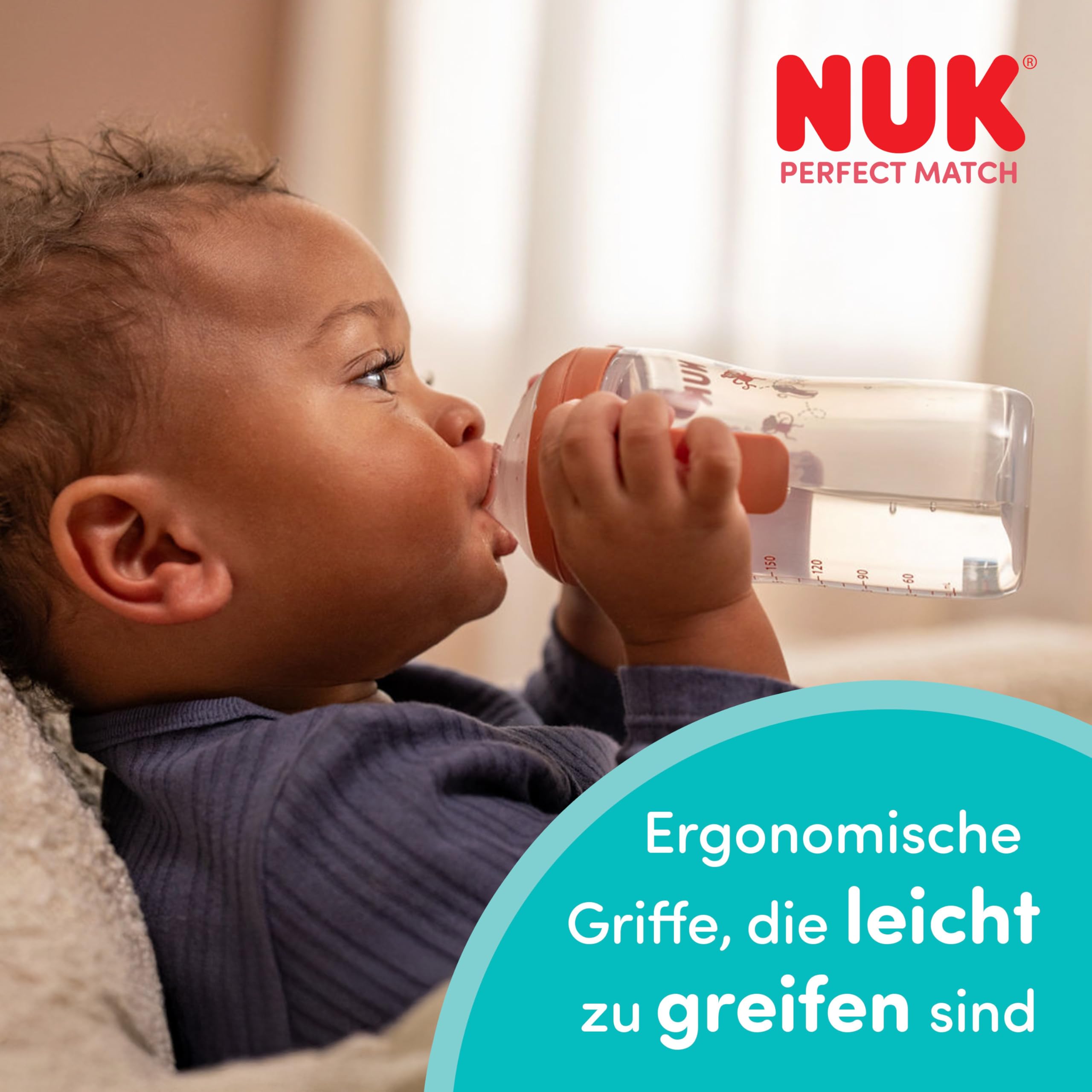 nuk-perfect-match-trinklernflasche-6-monate-150-ml-auslaufsicherer-trinklernbech image 6