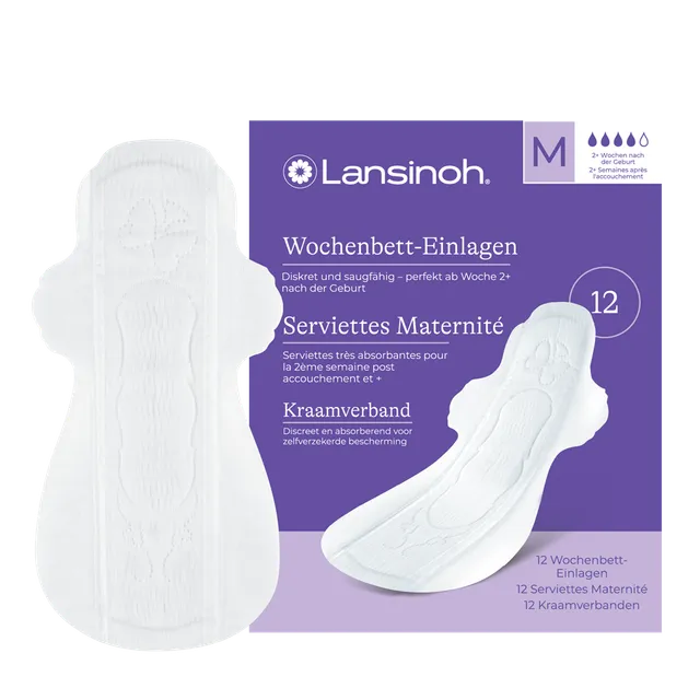 lansinoh-wochenbett-einlagen-woche-2-superdiskrete-und-saugf-hige-binden image 1