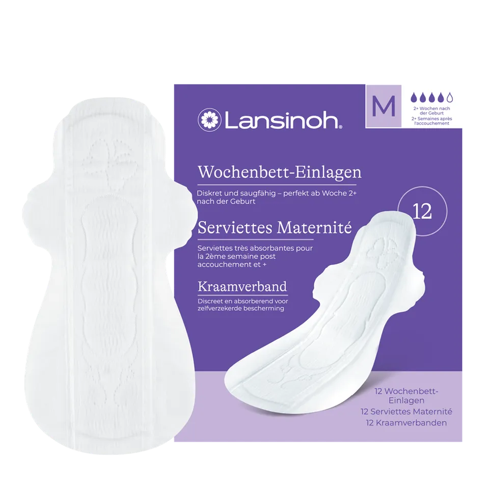 lansinoh-wochenbett-einlagen-woche-2-superdiskrete-und-saugf-hige-binden image 1