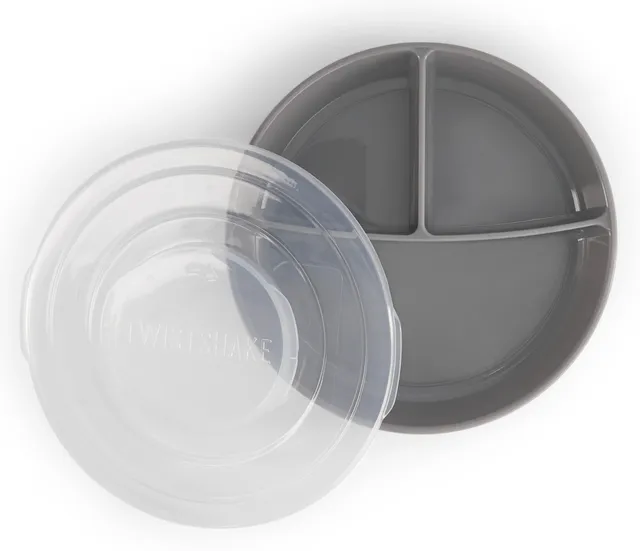 twistshake-baby-teller-mit-luftdichtem-deckel-grau-bpa-freier-entw-hnungsteller- image 1