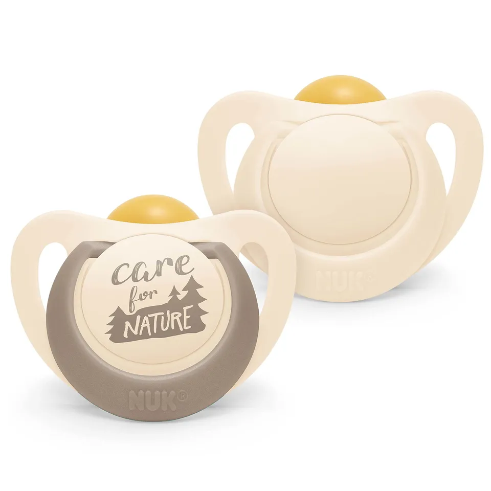 nuk-for-nature-babyschnuller-nachhaltige-gummischnuller-ber-98-nat-rliche-rohsto image 1