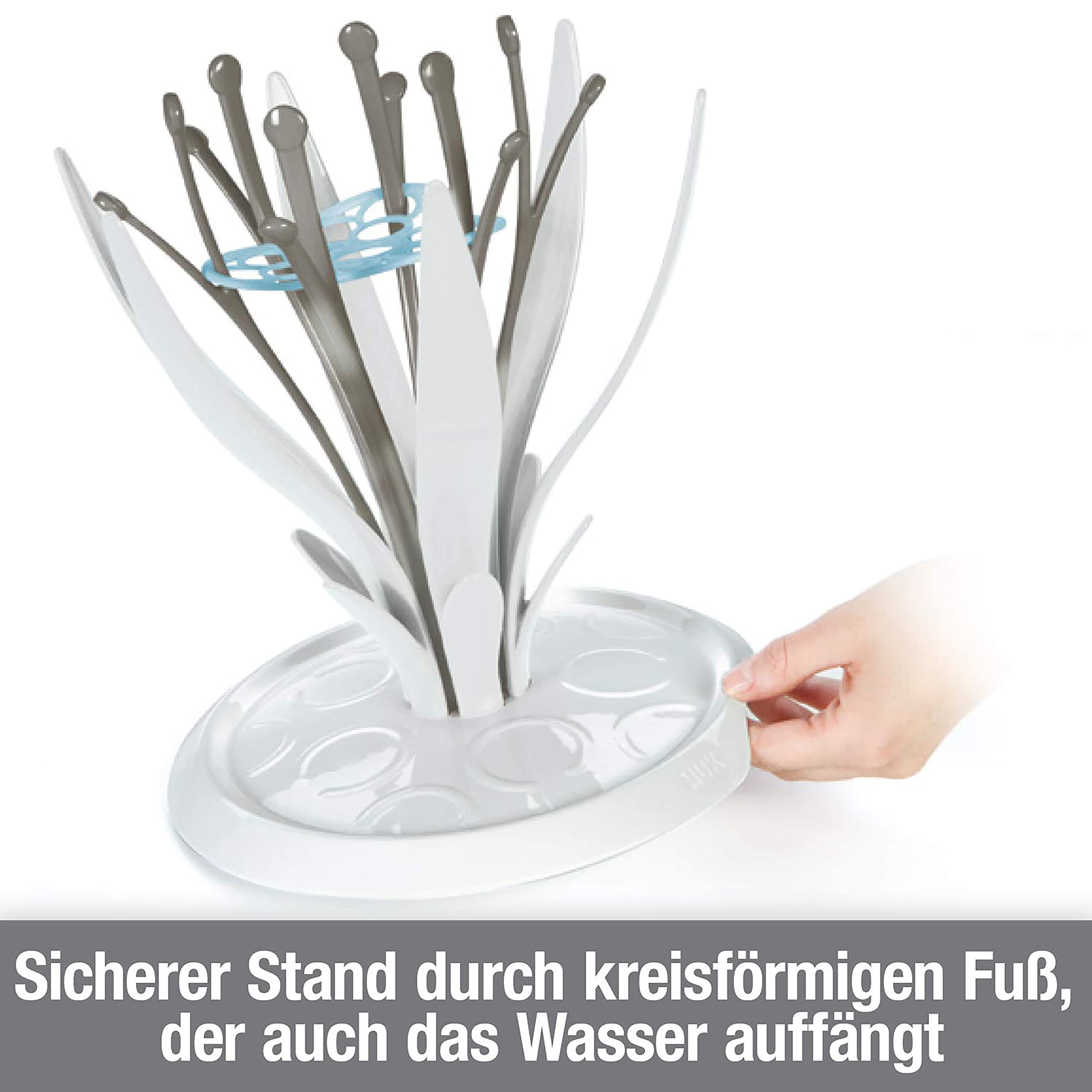 nuk-multidry-trockenst-nder-f-r-bis-zu-6-babyflaschen-und-zubeh-r-bl-tenf-rmig image 3