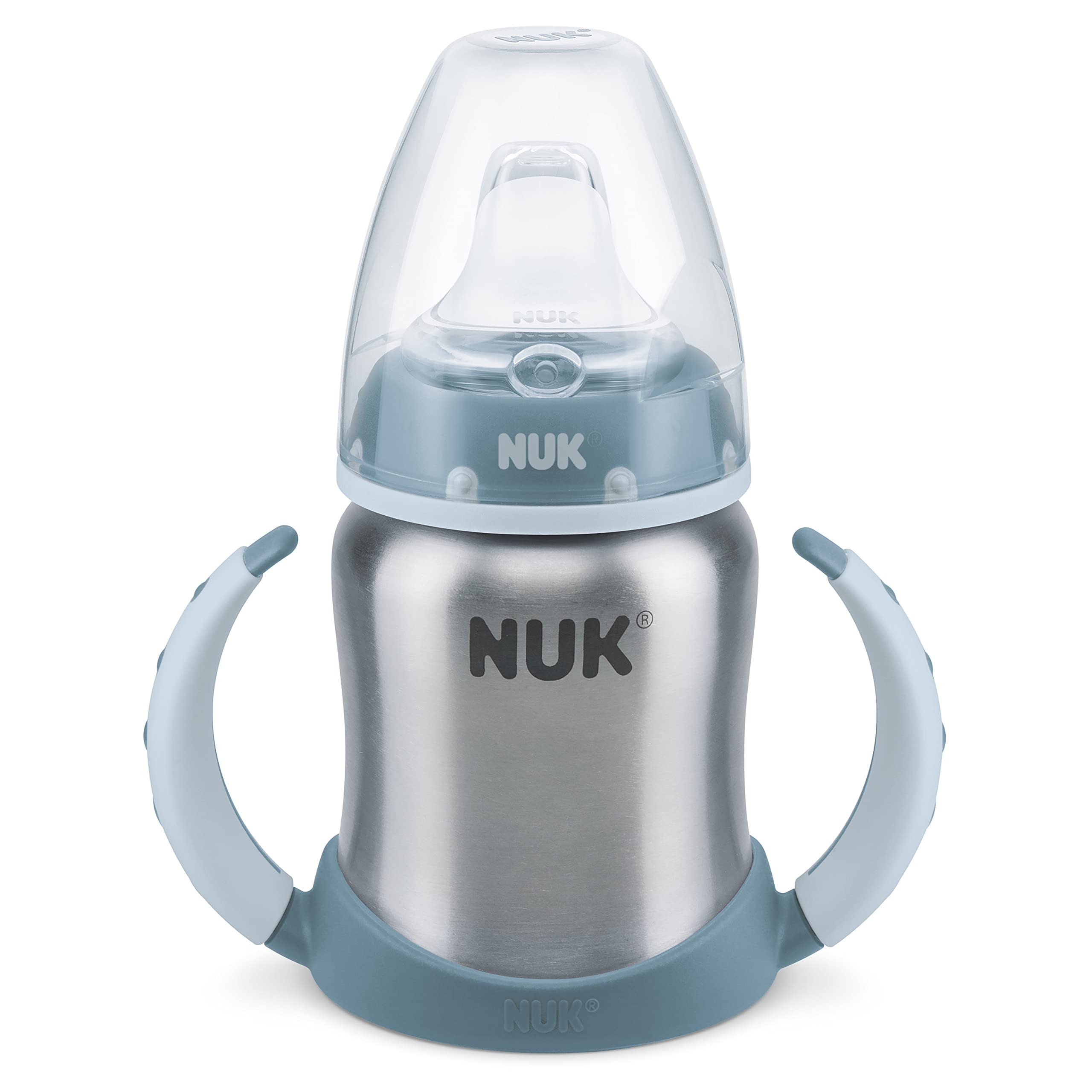 nuk-learner-cup-trinklernbecher-aus-edelstahl-125-ml-6-18-monate-auslaufsicher-d image 1
