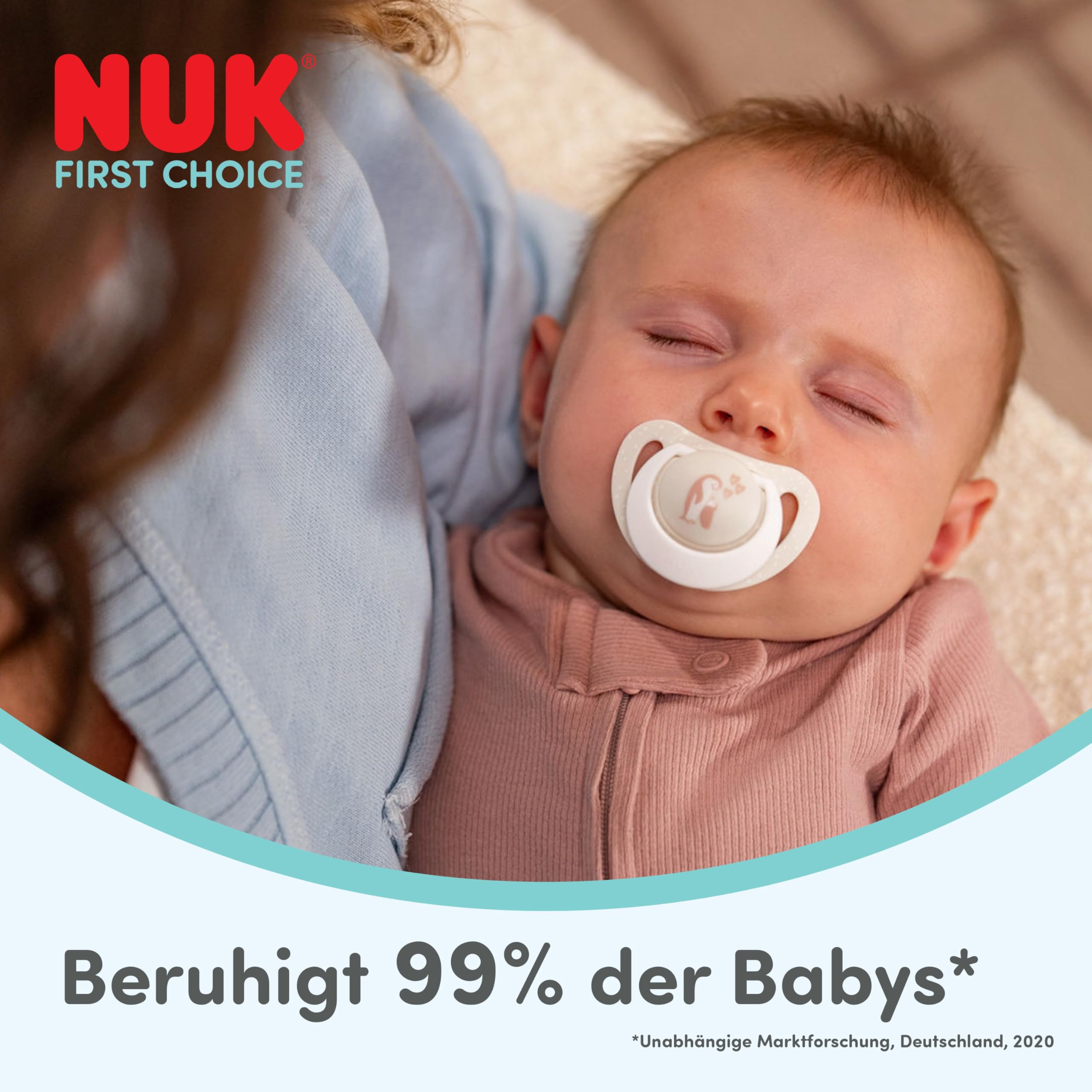 nuk-first-choice-baby-schnuller-18-36-monate-orthodontisch-schildkr-te-wal-2-st- image 2