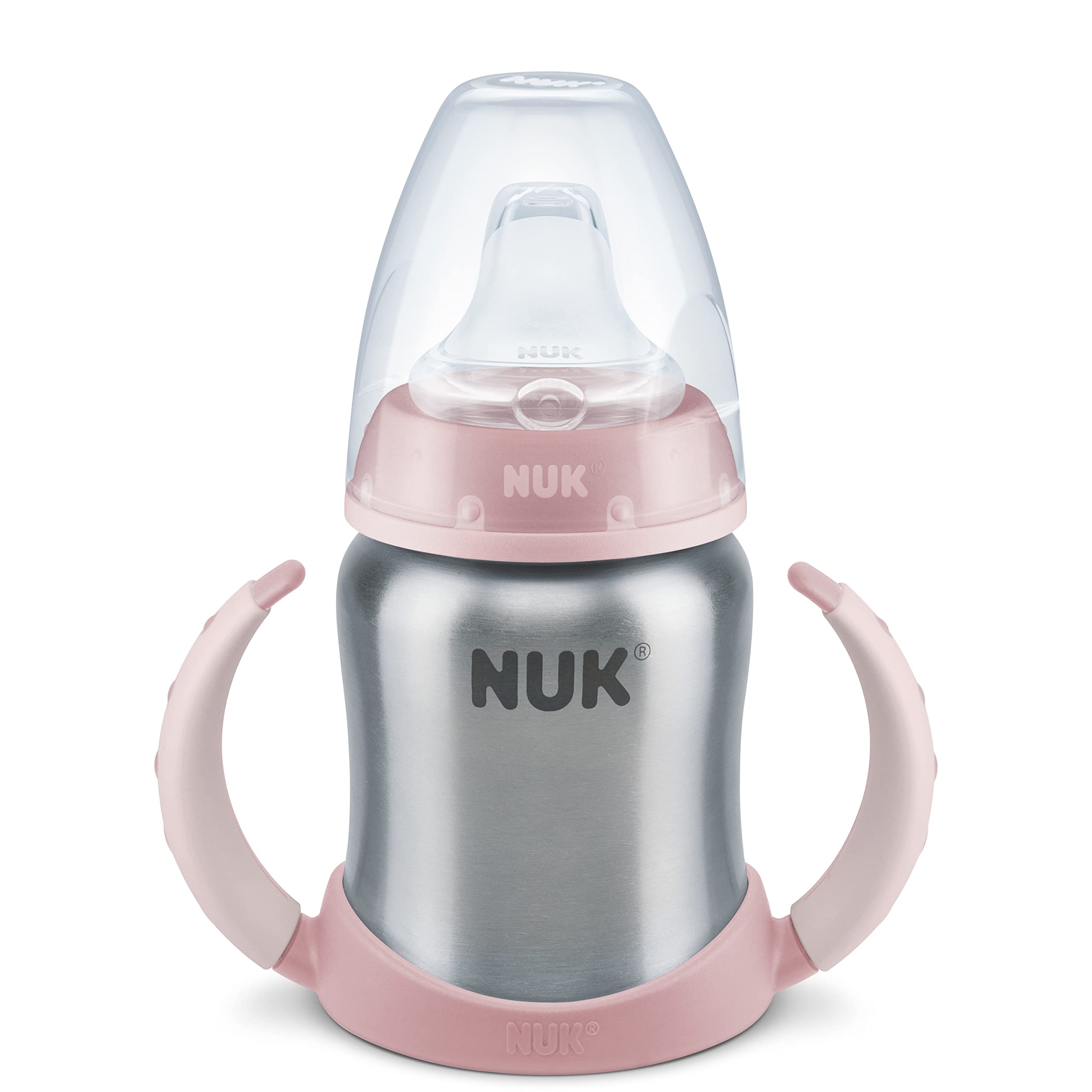 nuk-learner-cup-trinklernbecher-aus-edelstahl-125-ml-6-18-monate-auslaufsicher-d-2 image 1