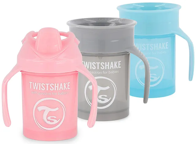 twistshake-trinkbecher-set-3-teilig-2x-360-becher-1x-minibecher-rosa-blau image 1