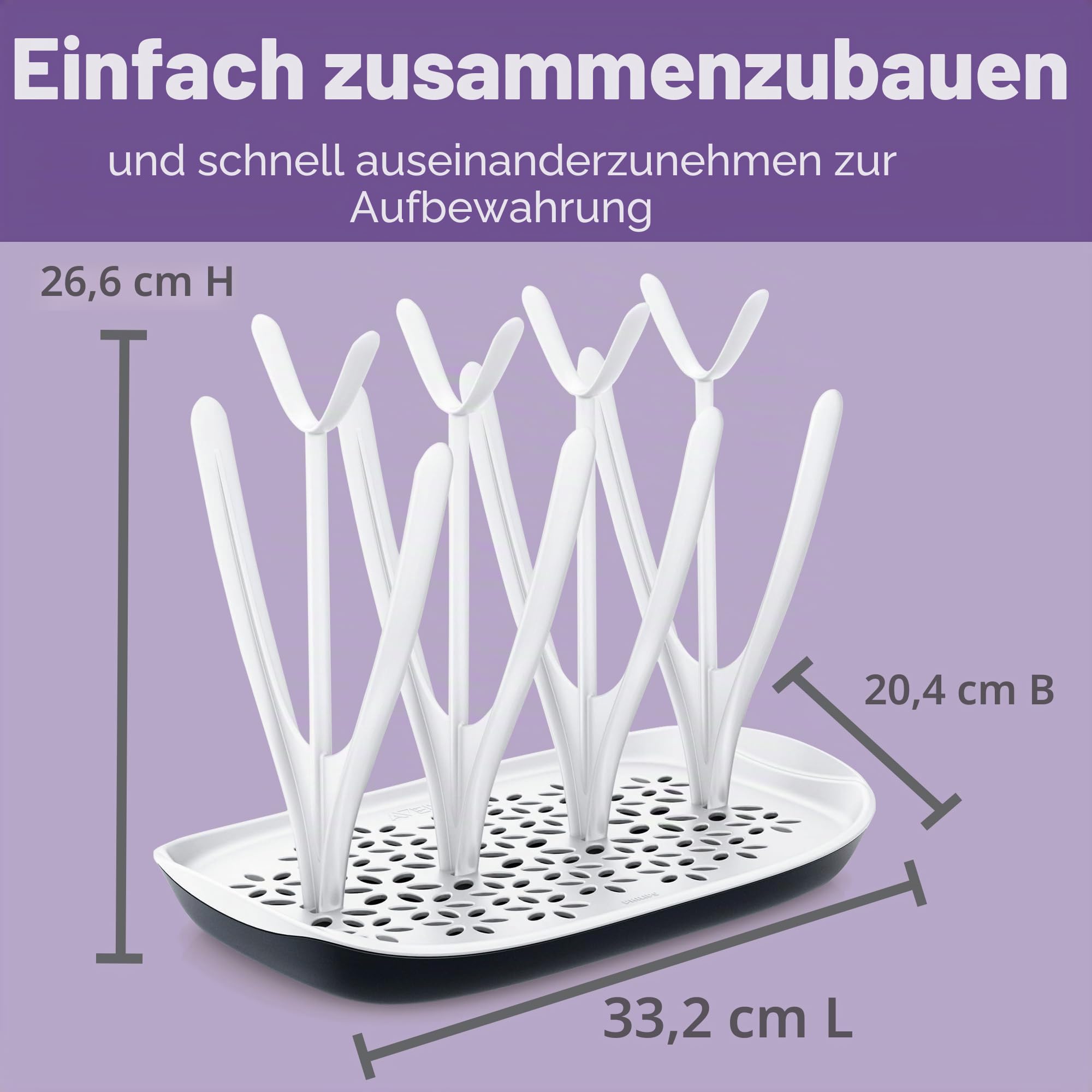 philips-avent-trockengestell-mit-abnehmbarer-abtropfschale-modell-scf149-00-f-r- image 3