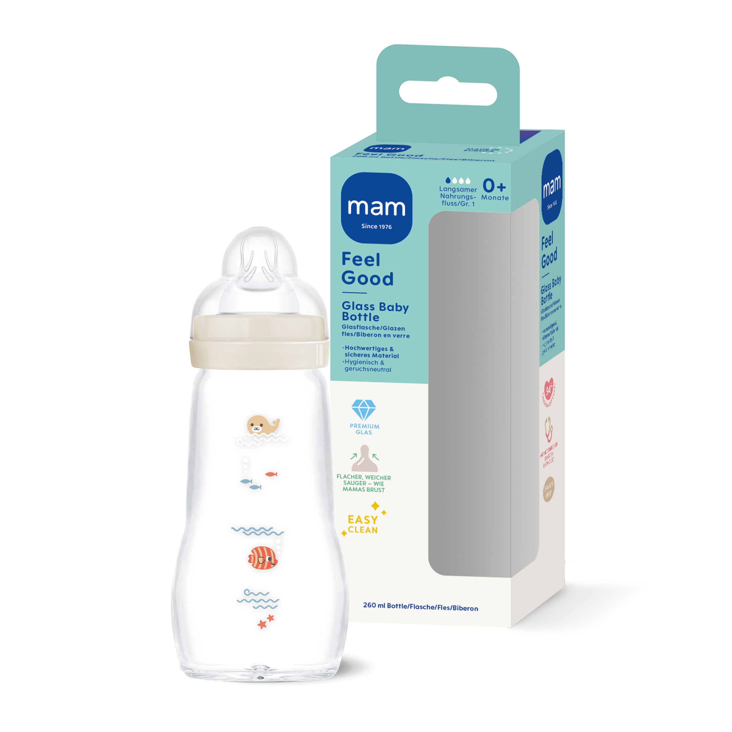 mam-feel-good-glasflasche-geschenk-set-3-glas-babyflaschen-0-monate-mit-skinsoft image 8
