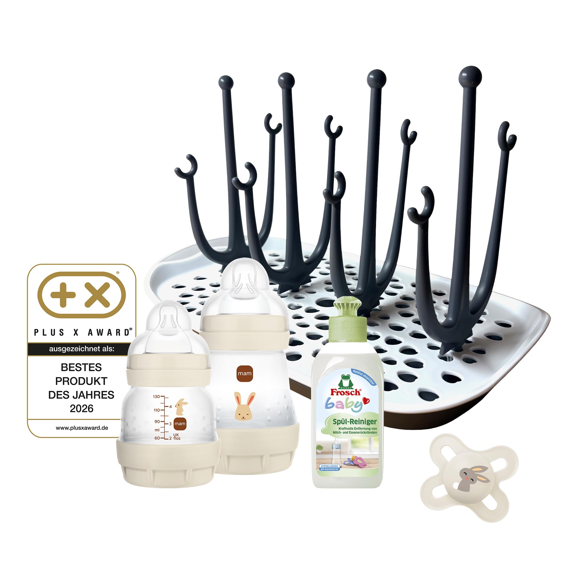 mam-easy-start-anti-colic-set-inkl-trockengestell-0-monate-2-trinkflaschen-1-sch image 1