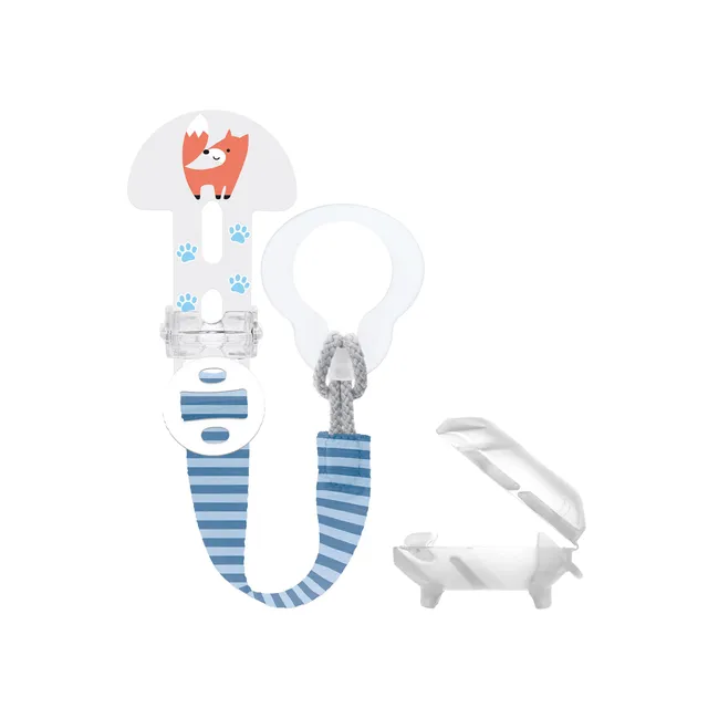 mam-clip-it-cover-schnullerband-mit-saugerschutz-l-ngenverstellbar-fuchs image 1