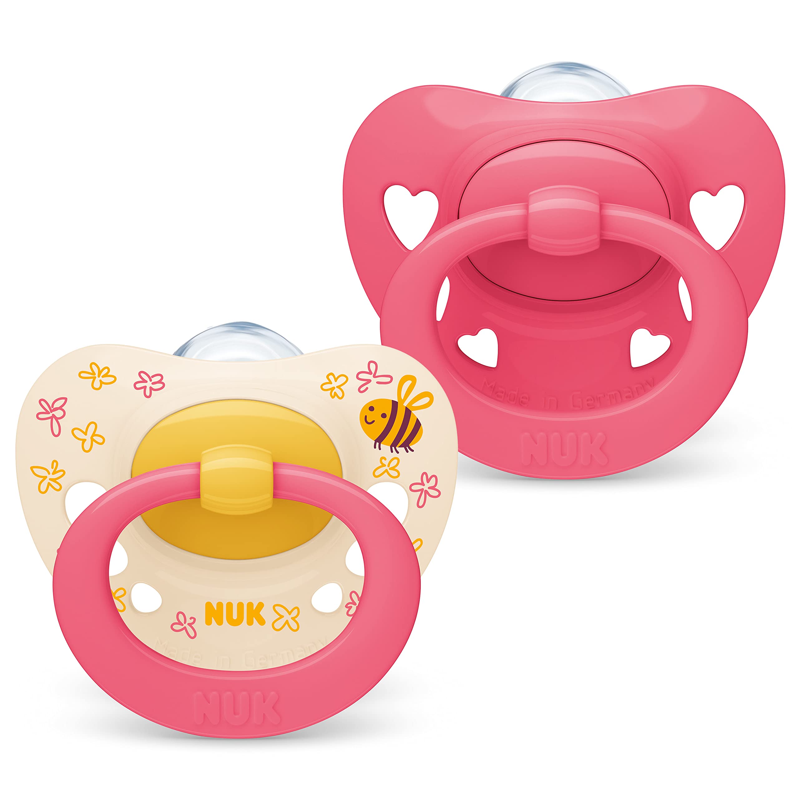 nuk-signature-babyschnuller-2er-pack-6-18-monate-herzf-rmiges-schild-bpa-freies- image 1