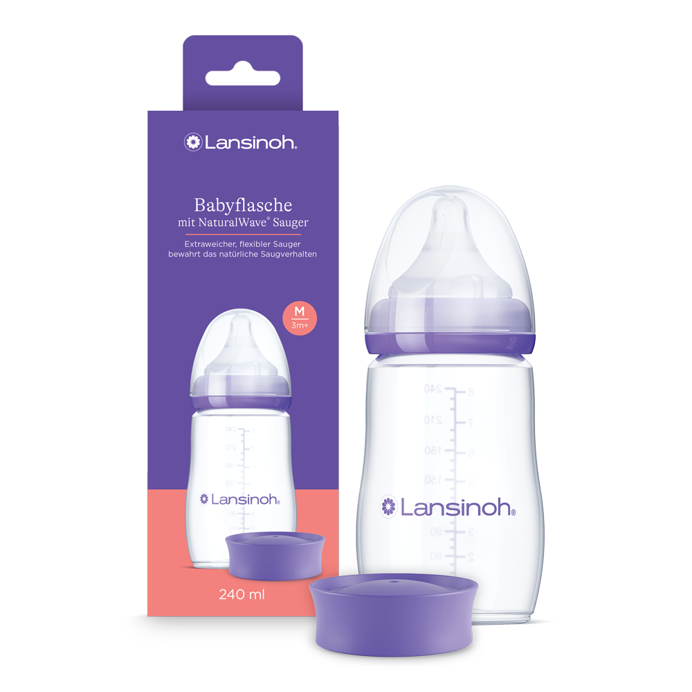 lansinoh-babyflasche-mit-naturalwave-sauger-240-ml image 1