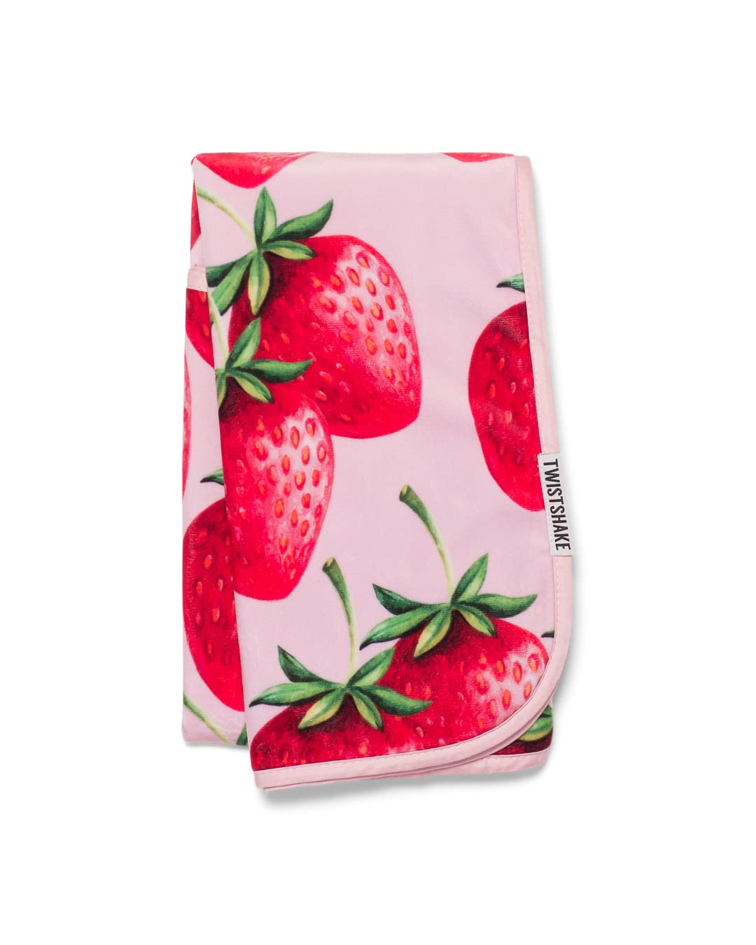 twistshake-babydecke-f-r-kinderwagen-aus-oeko-tex-samt-75-x-100-cm-erdbeeren-mus image 2