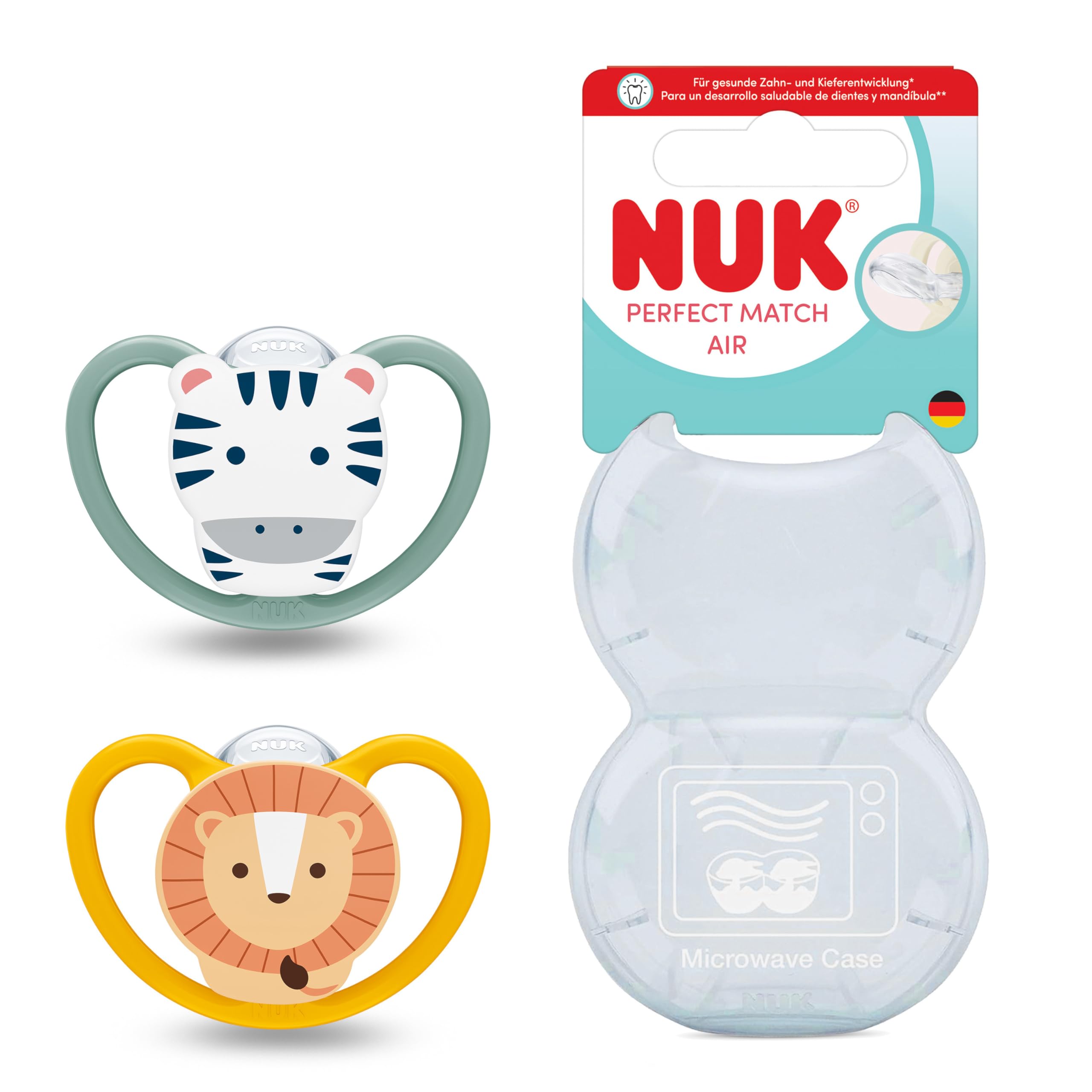 nuk-perfect-match-air-baby-schnuller-0-6-monate-kiefergerecht-bel-ftet-95-akzept image 5