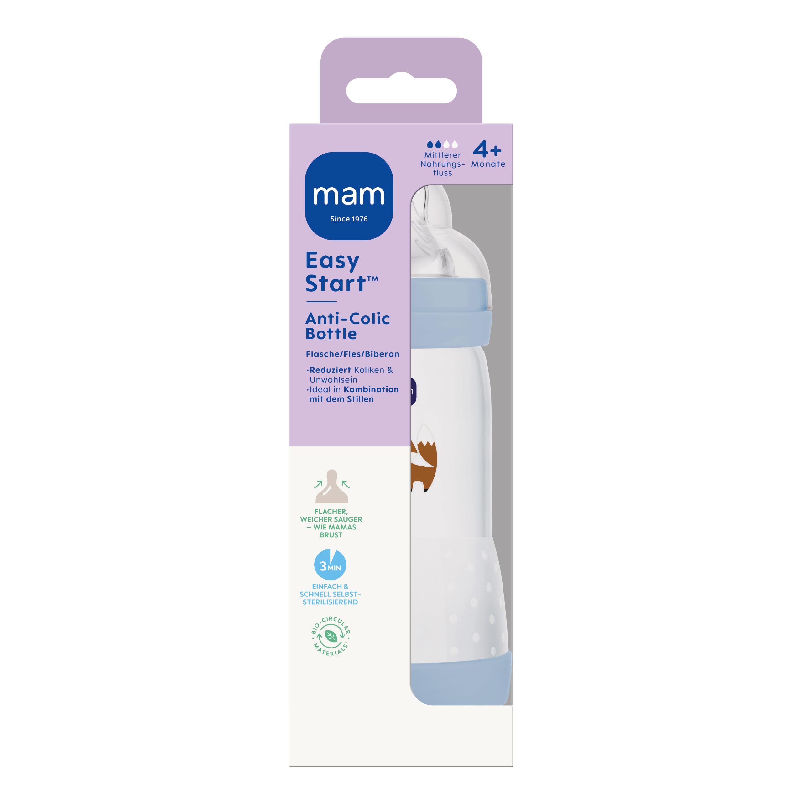 mam-easy-start-anti-colic-babyflasche-320-ml-4-monate-gr-e-2-fuchs-selbst-steril image 3