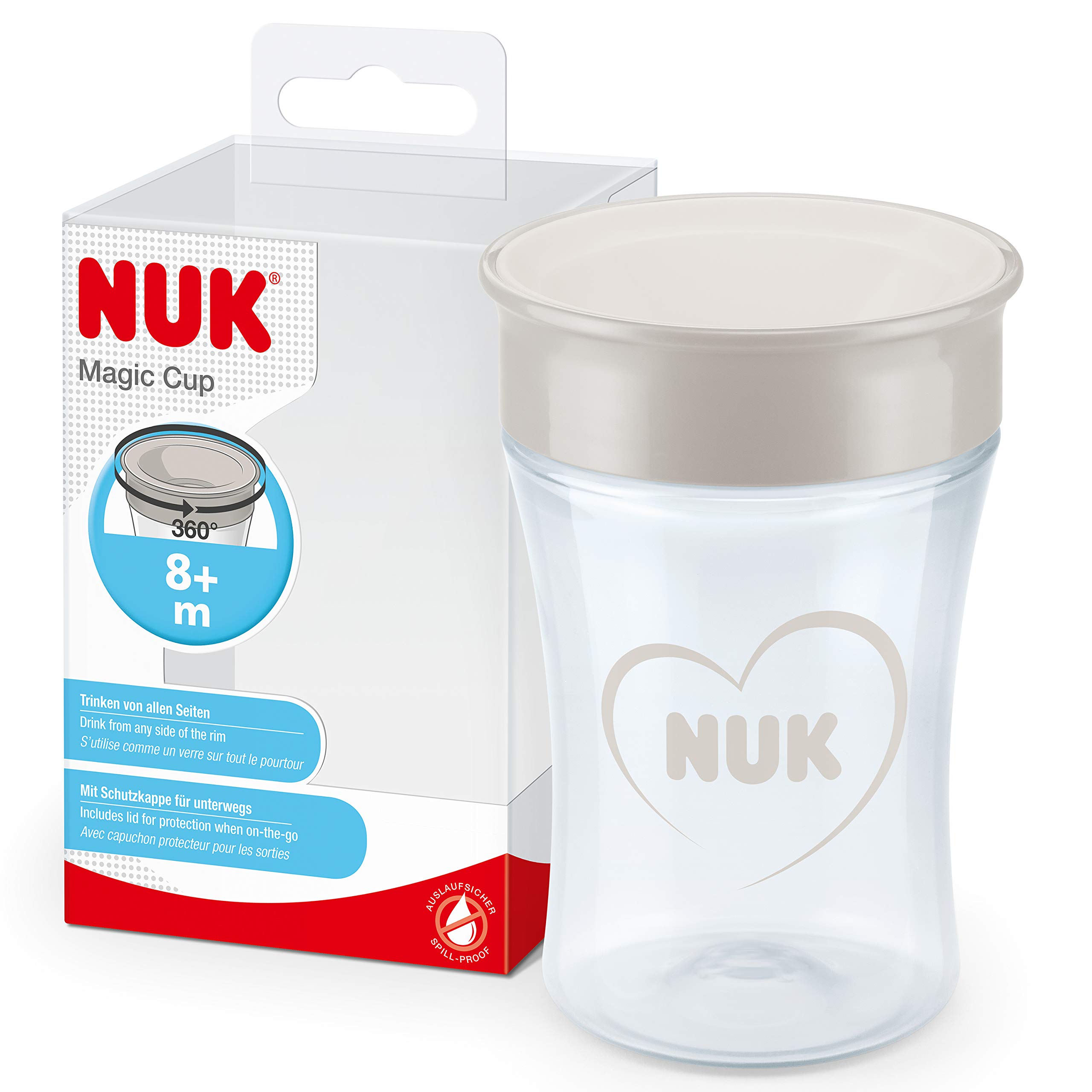 nuk-magic-cup-trinklernbecher-auslaufsicherer-360-trinkrand-ab-8-monaten-230-ml- image 1