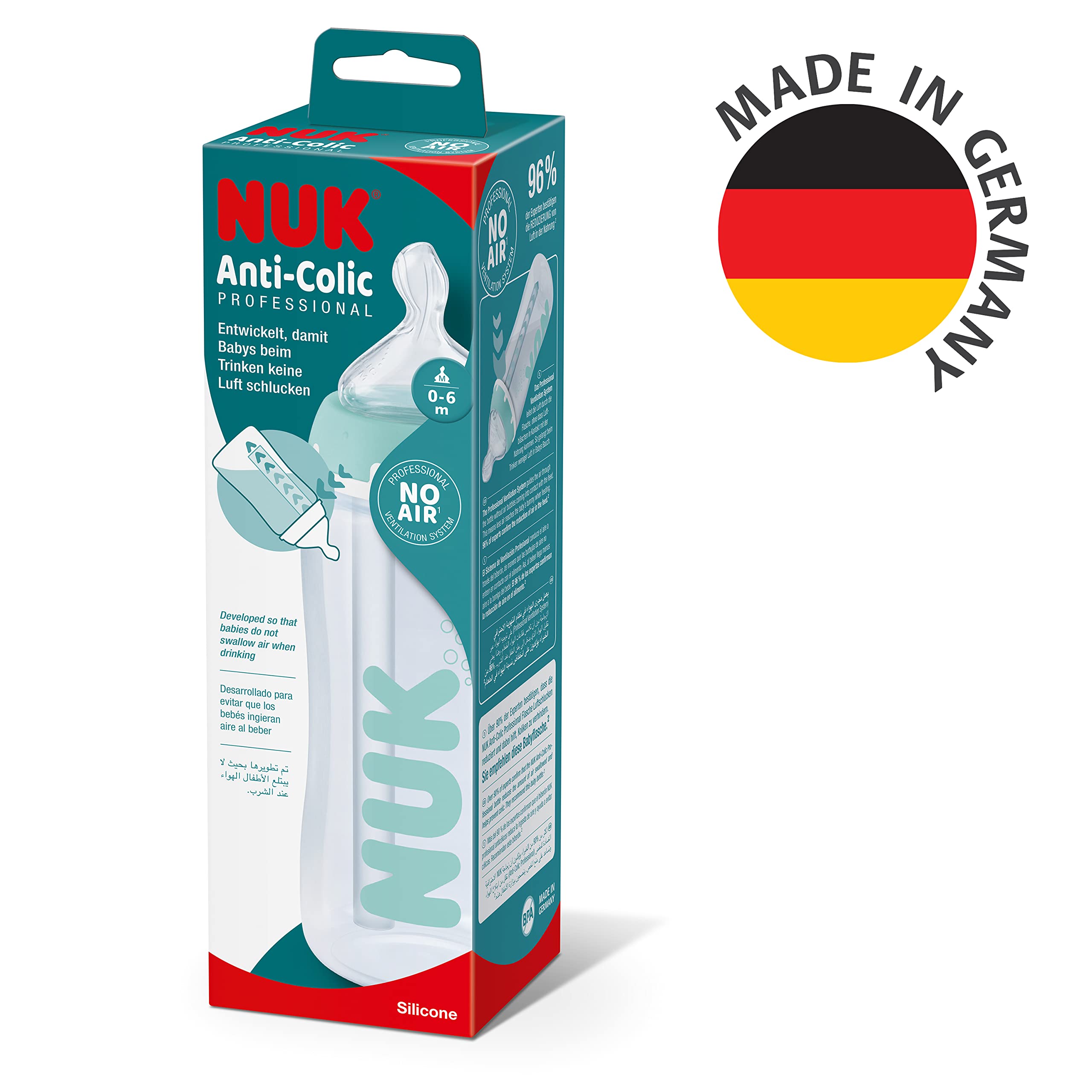 nuk-first-choice-professional-anti-colic-babyflasche-0-6-monate-temperature-cont image 6