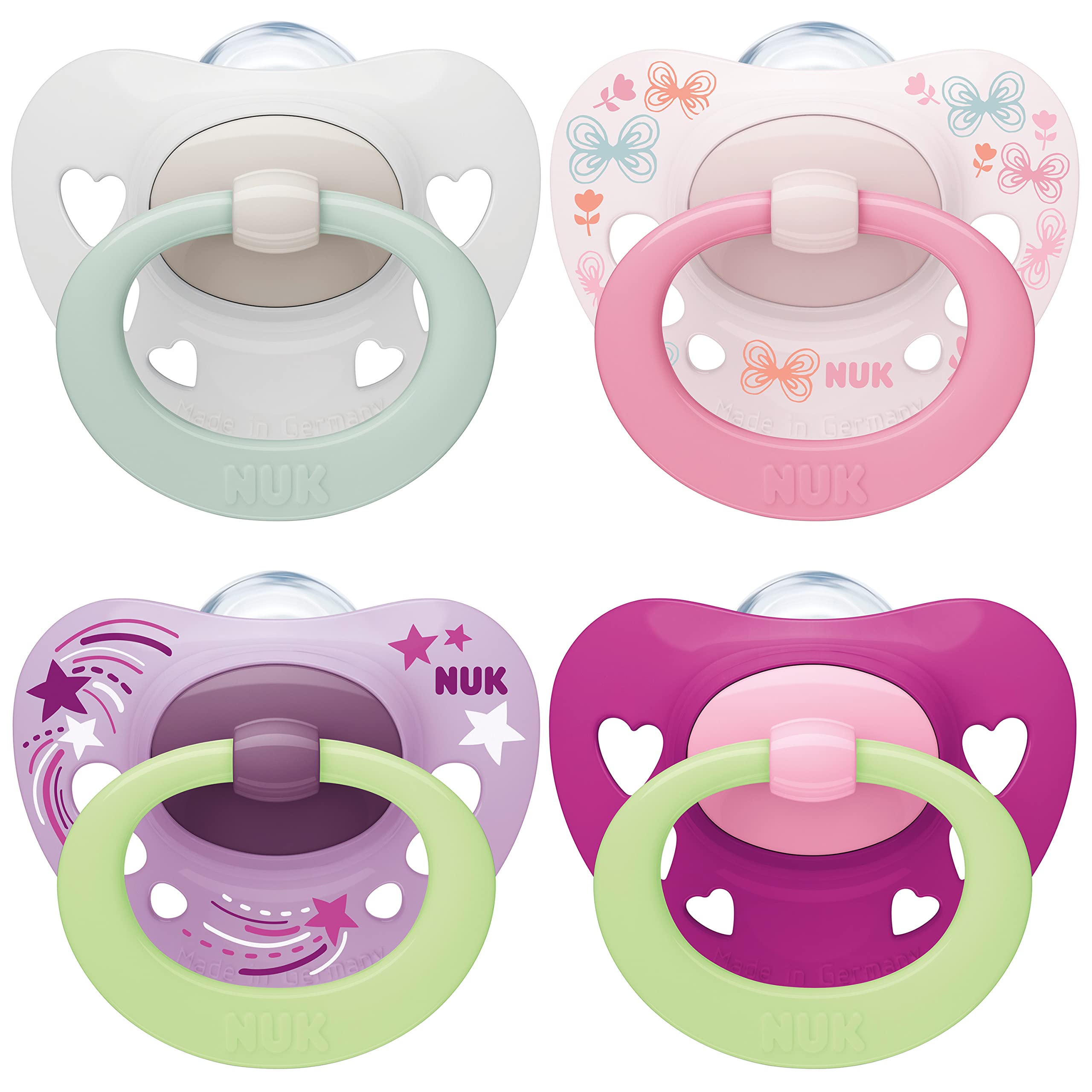 nuk-signature-schnuller-4er-set-2x-signature-2x-signature-night-mit-leuchteffekt-3 image 1