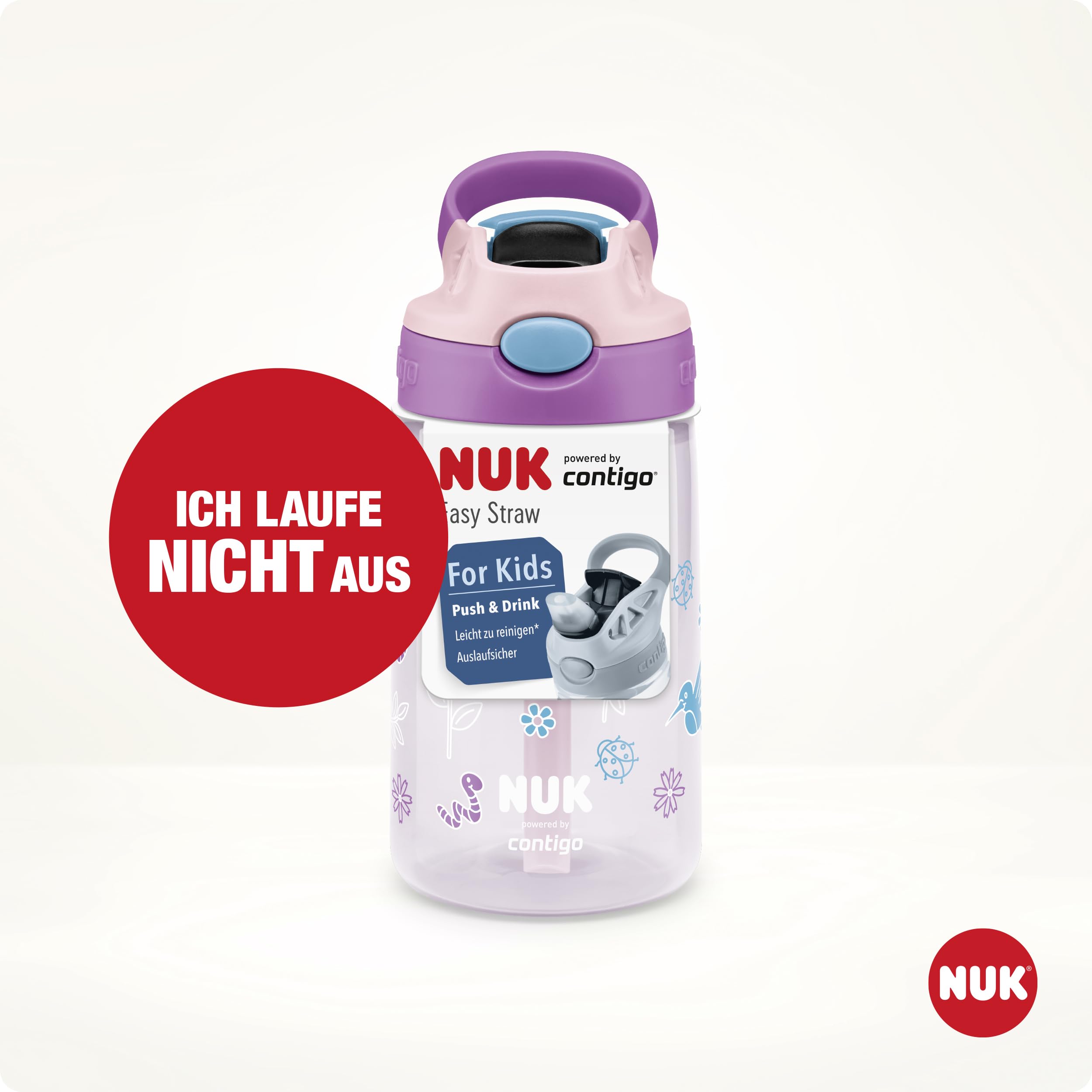 nuk-by-contigo-easy-straw-cup-trinkflasche-mit-strohhalm-auf-knopfdruck-ab-4-jah image 2
