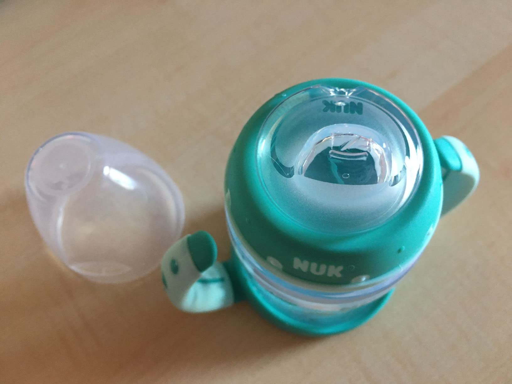Super für Übergang von Flasche zu Becher