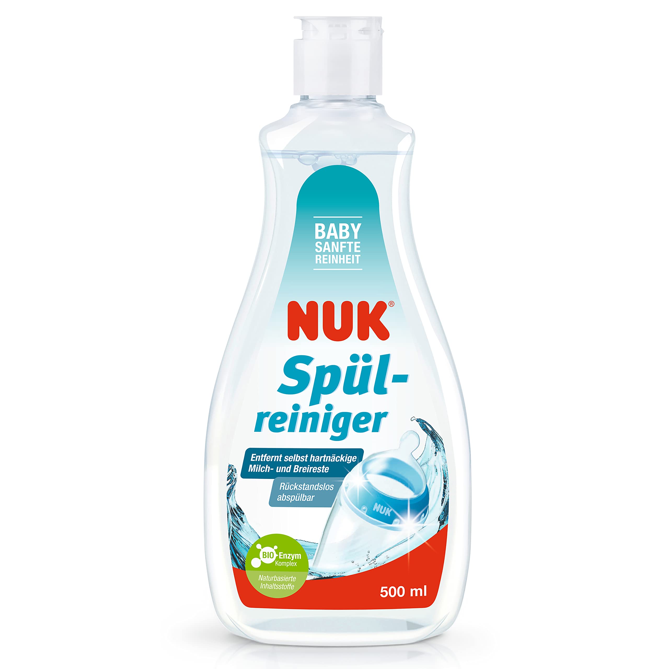 nuk-sp-lreiniger-500-ml-parf-mfrei-ph-neutral-f-r-babyflaschen-trinksauger-zubeh image 1