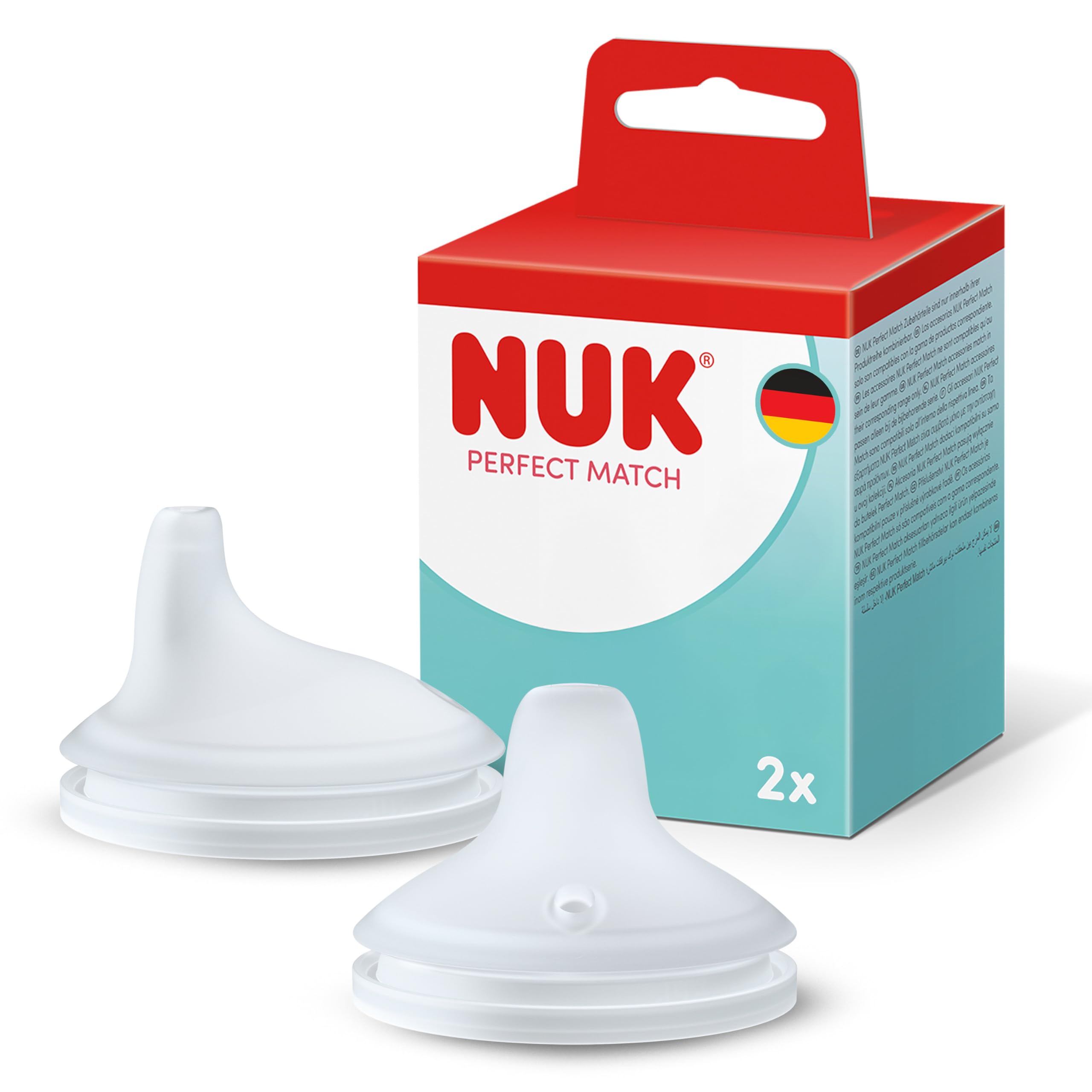 nuk-perfect-match-lernflaschensauger-ab-6-monaten-auslaufsichere-trinklernaufs-t image 1