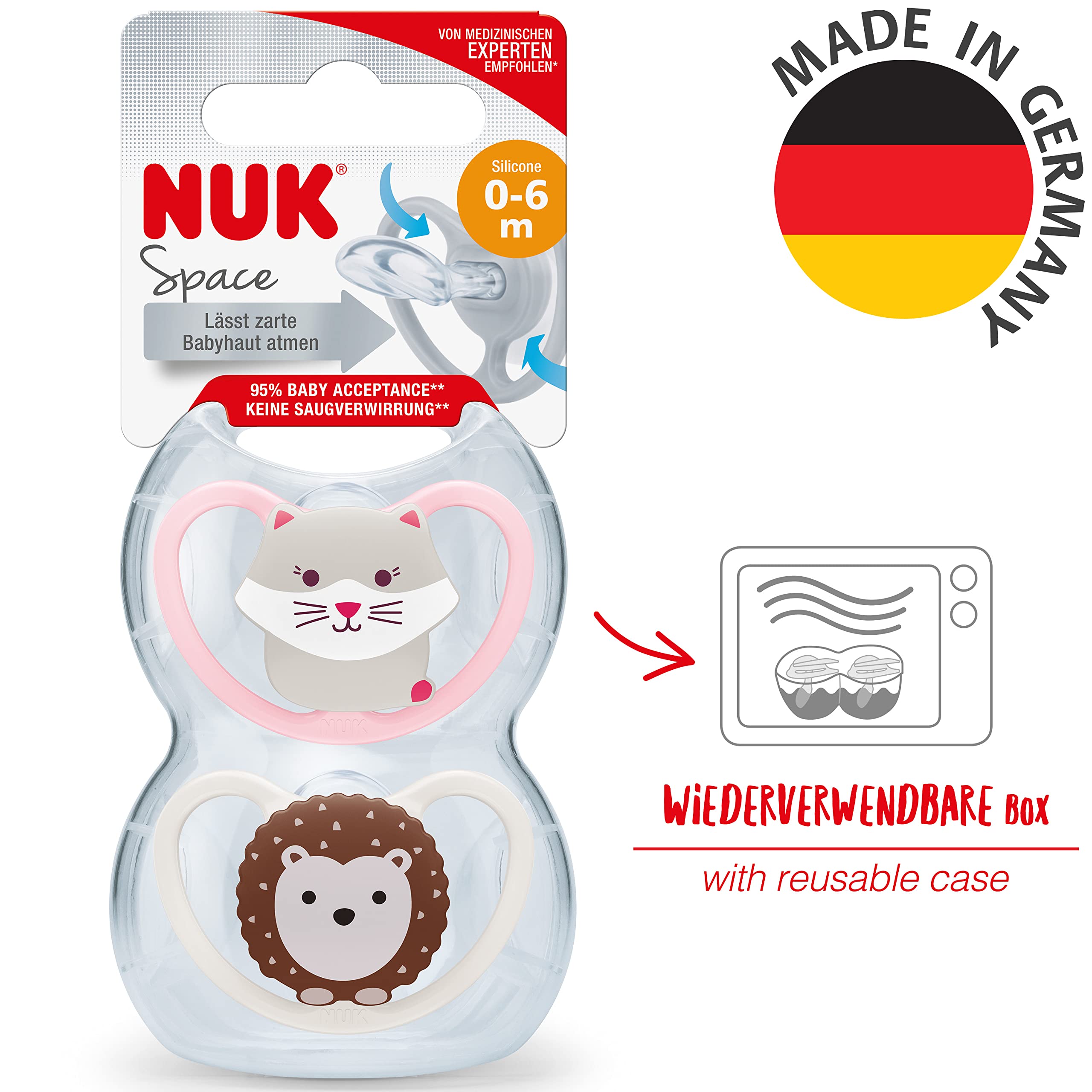 nuk-space-schnuller-0-6-monate-extra-bel-ftung-bpa-freies-silikon-katze-igel-2-s image 5