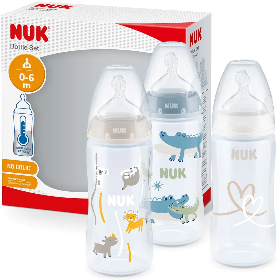 nuk-first-choice-babyflasche-im-set-300-ml-0-6-monate-mit-temperature-control-an image 1