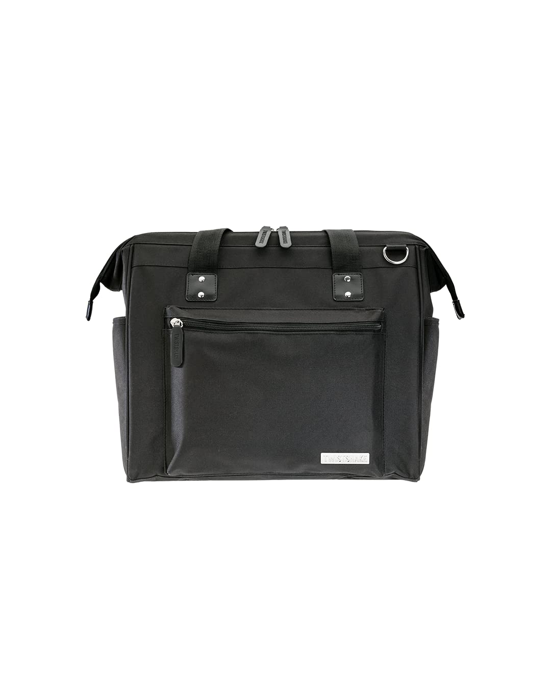 twistshake-wickeltasche-15-l-mit-wickelunterlage-und-babyflaschenf-cher-schwarz image 1