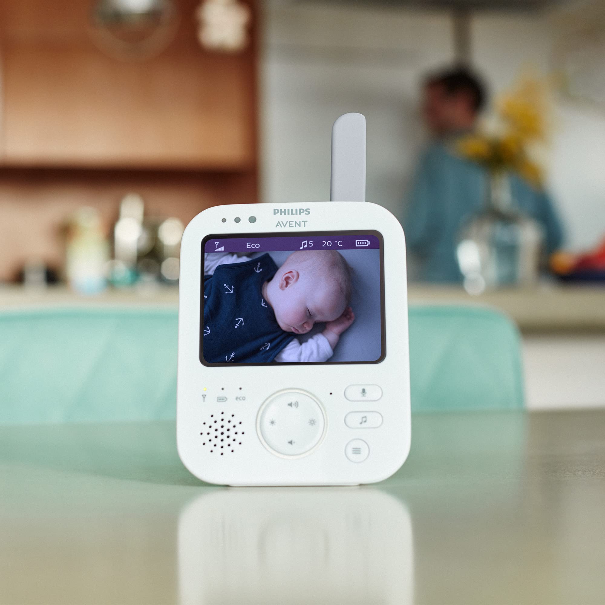 philips-avent-video-babyphone-scd843-26-mit-kamera-nachtsicht-und-3-3-zoll-farbb image 5