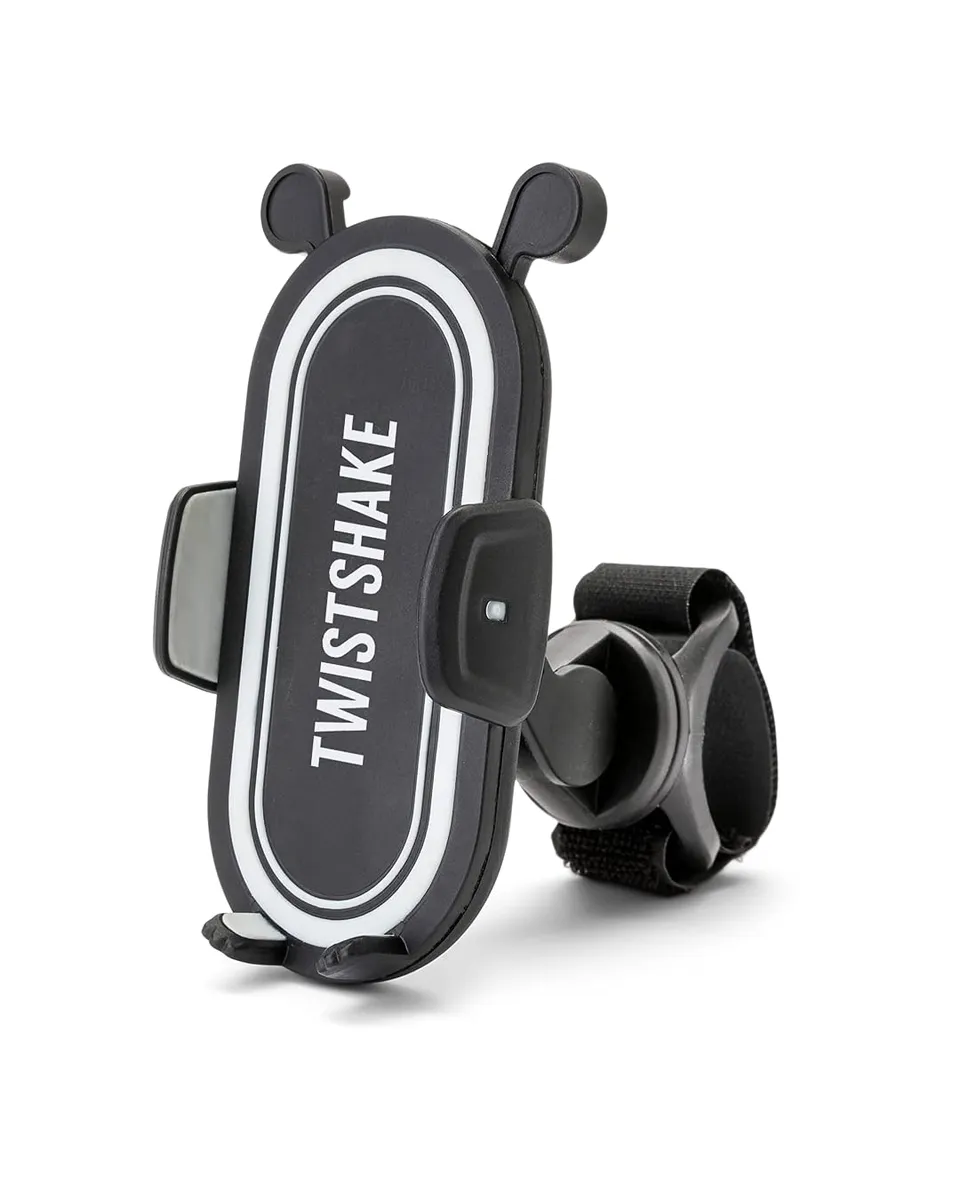 twistshake-handyhalterung-f-r-kinderwagen-schwarz-360-drehgelenk-klettverschluss image 1
