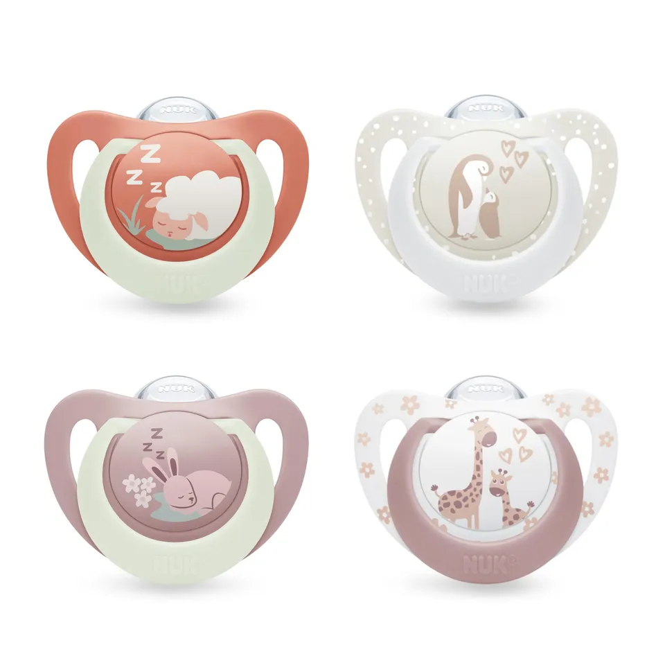 nuk-first-choice-day-night-baby-schnuller-0-6-monate-im-dunkeln-leuchtend-kiefer image 1