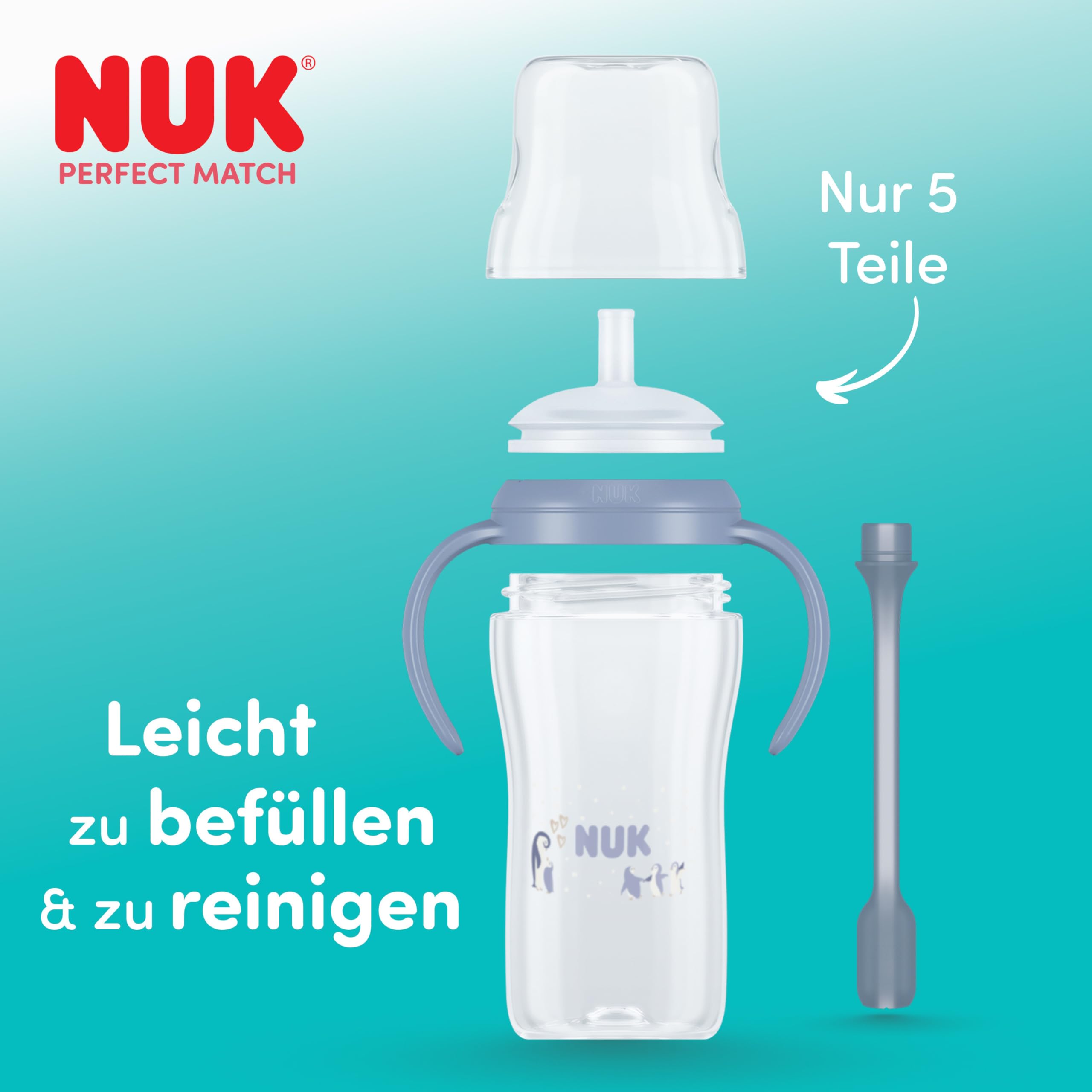 nuk-perfect-match-trinklernflasche-mit-strohhalm-8-monate-150-ml-auslaufsicher-r image 7