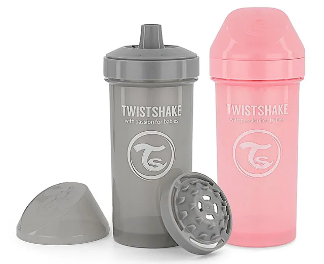 twistshake-2x-kid-cup-auslaufsichere-babytrinkflasche-mit-hartem-ausguss-und-fru image 1