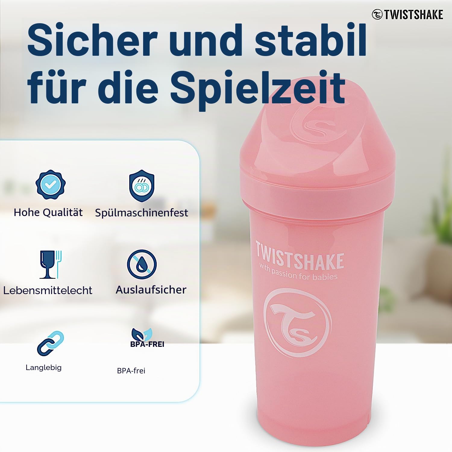 twistshake-kid-cup-trinkbecher-360-ml-auslaufsicher-mit-fruchtmixer-rosa image 3